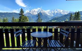 Appartement Saint Gervais les Bains vue imprenable Mont Blanc